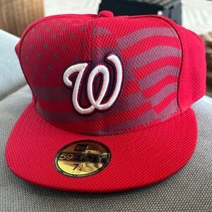 Washington Nationals New Era 59FIFTY Baseball Hat Cap NWT Size 7 1/4